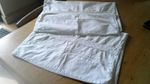 PAIR OF VINTAGE EMBROIDERED COTTON  PILLOWCASES -
