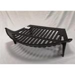 16" Single Fire Grate Bottom Base Bow Fronted Cast Iron