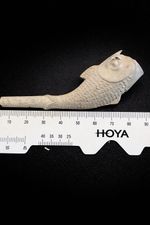Rare Antique Pardoe Nantgarw Fish Effigy Clay Pipe C1850 Victorian Welsh Wales