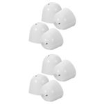 Reusable Plastic Ceiling Fan Bottom Canopy Kit for Home Fan Parts White