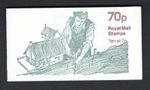FD3a THATCHING 70p LEFT SELVEDGE BOOKLET   Superb perforation all around LM