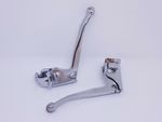 Chrome Brake Levers Steel Vintage Traditional Bike Cycle Bicycle Retro Fixie 