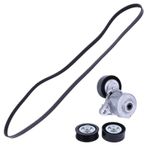 V-Ribbed Belt Kit Belt Tensioner Set for Hyundai Accent Kia Optima Kia Carens
