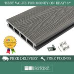⚡️SALE⚡️DEEP EMBOSSED COMPOSITE DECKING 3.6M⚡️FREE FIXINGS & DELIVERY INCLUDED