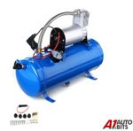 150 Psi Air Compressor With 6 Liter Tank For Air Horn Train Truck Rv Pick Up 4X4