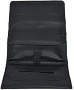 SHINE Leather Tobacco Pouch Soft PU Fully Lined Black Colour
