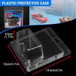 10-100Pcs Protector Cases Model Car Clamshell Display For Hotwheels Short Card