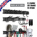 Heavy Duty Garage Tool Wall Mounted Multi-function Organizer Storage Rack Holder