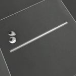 Linear Shower Drain Stainless Steel Slim Wetroom Channel Drain  360�� Rotating