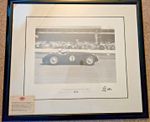 Stirling moss framed print signed with authenticity purchased for £165