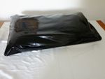 PVC Pillowcase Black Vinyl Bedding Pillow Case Bedwear 1 or 2 Shiny Plastic