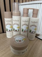 Nala's Baby Nordic Cotton Skincare Bundle Newborn Eczema Sensitive Skin Bath 5pc