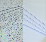 White Sparkle Or Gloss White Bathroom Panels Ceiling Cladding Shower Wall PVC