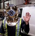 18' Full Size Divers Diving Helmet Mark V Deep Sea Scuba Helmet Gift