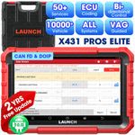 2026 LAUNCH X431 Pro Elite V+ PRO5 Bidirectional Car Diagnostic Scanner Coding