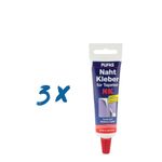 3x Pufas seam adhesive for wallpaper NK 60 g, wallpaper repair adhesive, dispersion adhesive
