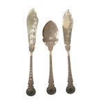 Vintage 1880s-1900s Cutlery Decorative Ivy Design RD 279186, Silver Plate (11)