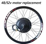 2000W 27.5inch 48V/52V Rear Hub Motor Wheel for E-Bike DIY 7 Speed MTX