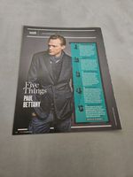 TPEEP207 MAGAZINE ARTICLE & PICTURE 11X8" PAUL BETTANY 