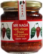 Mr Naga Hot Chilli Ghost Pepper Pickle Sauce 190g 1 to 6 Jars UK Made