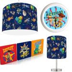 TOY STORY 4 Lampshade , Stick Lamp , Wall Art , Wall clock or Bundle Reusable