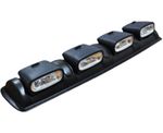UNIVERSAL 4X4 ROOF TOP BAR DRIVING POD LIGHTS LENS OFFROAD FOG SPOT HEAD LAMPS