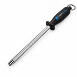 Honing Steel 10 Inch 25cm Knife Sharpening Rod Hardened Steel Chef Butcher Tool
