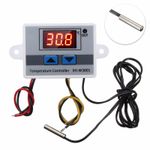 AC 220V 1500W 10A LED Temperature Controller Thermostat Switch Probe XH-W3001