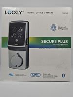 Lockly Secure Plus Deadbolt Smart Door Lock 3D Fingerprint Bluetooth Alexa