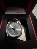 Tissot Gentleman Powermatic 80,  Light Blue Dial 40mm Auto Date Box Papers