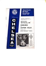 Chelsea v Aston Villa F L Cup Semi-Final 2nd Leg 10-02-1965