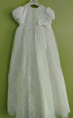 Girls  Christening Dress White 6 Months Sarah Louise