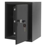 35L/7.7Gal Safe Box for Home Use Safe with Keys 13.78*12.2*17.72in Steel