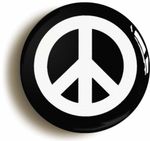 CND CAMPAIGN FOR NUCLEAR DISARMAMENT PEACE BADGE BUTTON PIN (Size is 2inch/50mm)
