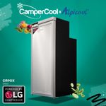 Silver CamperCool CC90 12v 24v Fridge Freezer for Caravan Motorhome Campervan RV