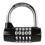 Oxford 5 Digit Combination Padlock Motorcycle Motorbike Security Lock