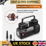 Auto 12V For Heavy Duty Portable Air Compressor Car Tire Inflator Electric Pump