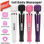 30 Speed Magic Wand Body Massager powerful Waterproof 10 Vibration Modes UK