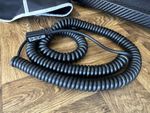 VOX VCC090WH Vintage Black Coil Guitar Cable 9M