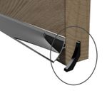 Replacement End Caps 32mm Rain Deflector by Stormguard Pair Spare