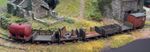 009 gauge - COMPLETE TRAIN OF 7 WAGONS - RTR weathered - 4mm Model Railway