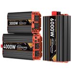Pure Sine Wave Power Inverter 1500W 2000W 3000W 12V/24V 240V Camping Boat Remote