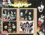 KISS ROCK MUSIC SPECIAL STAMPS MIN SHEET MNH TCHAD 2003