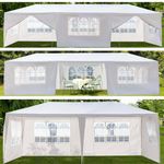 3X9m 3x6m Pop-up Gazebo Marquee Canopy Outdoor Garden Party Wedding Tent UK