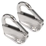Fender hook boat hook fender hook marine hook stainless steel spring V4A 2 pieces