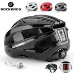 ROCKBROS Electric USB Helmet Bike Ultralight Helmet Cycling Light Helmet 3 Modes