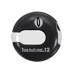 Golf Score Counter Mini Golf Stroke Attachment for Golfers Hat Black White