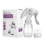 Manual Hand Breast Pump Mute Infant Breastfeeding Feeding Suction Tool Health