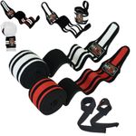 Maxx 3pcs Weightlifting set,Knee Wraps,wrist wraps, wrist strap Powerlifting gym