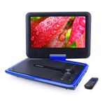 ieGeek 11.5" Portable DVD Player Swivel Screen Rechargeable Battery Region Free